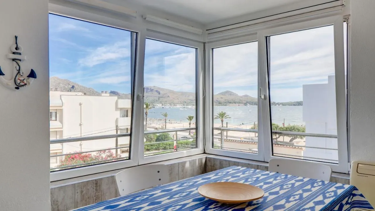 Elegant Apartment With Sea View In Puerto De Pollenca 120M² Jacuzzi بورت دي بوينسا