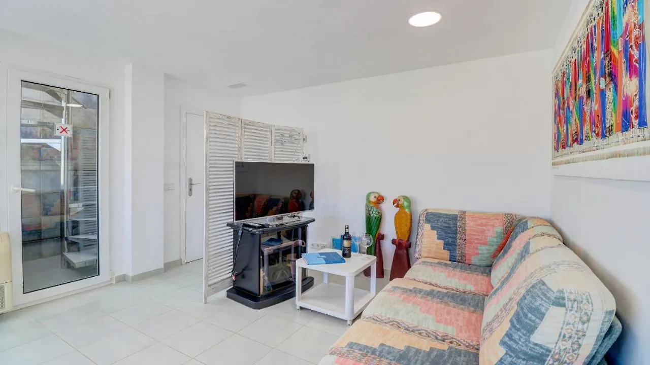 Seaside Oasis: Beachfront 2BR Apartment with Jacuzzi Terrace Port de Pollenca Spain